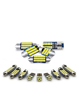 Hyundai Elantra 2011-2014 LED İç Aydınlatma Ampul Seti FEMEX Parlak Beyaz