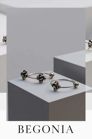 925 Ayar Gümüş Halka figürlü Piercing Hızma Küpe