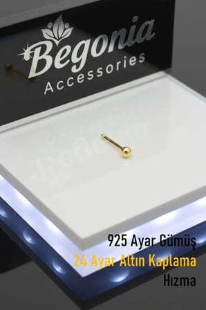 , 925 Ayar Gümüş Tek Top Hızma