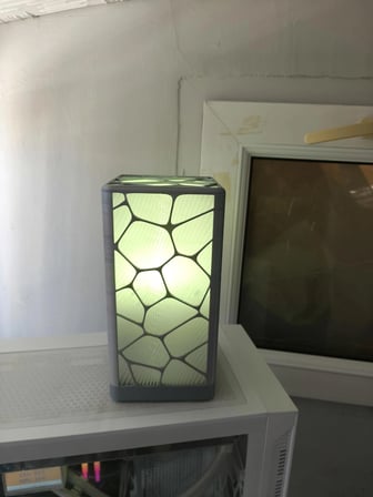 HızlıcaGeldi Modern Abajur Gece Lambası Elektrikli LED Renkli