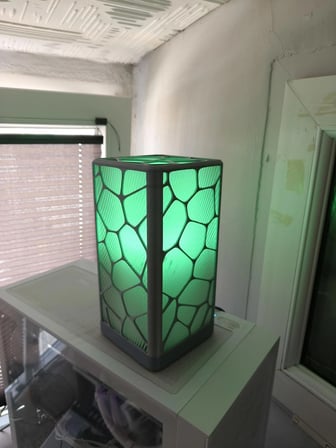HızlıcaGeldi Modern Abajur Gece Lambası Elektrikli LED Renkli