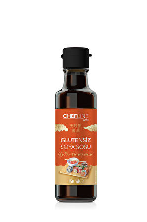 Chefline Asia Sos Paketi Glutensiz Soya+İstiridyeSos+SoyaSosu+TeriyakiSos (4x150ml)