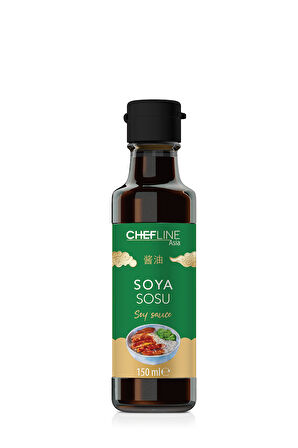 Chefline Asia Sos Paketi Glutensiz Soya+İstiridyeSos+SoyaSosu+TeriyakiSos (4x150ml)