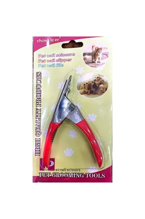 4 Adet Giyotin Kedi Köpek Tırnak Makası – Yaylı Güvenli Kesim, Ergonomik Tutma, Paslanmaz Çelik Bıçak, Pet Nail Cutter