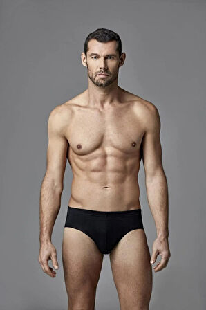 Erkek 2'li Beyaz Penye Slip Külot 034