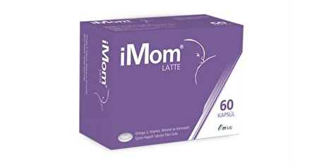 iMom Latte Omega 3 Takviye Edici Gıda 60 Kapsül