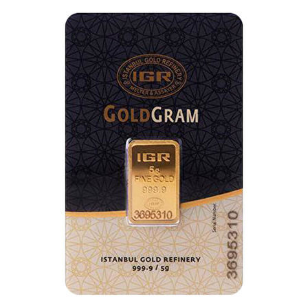 RimaGold 5 gr 24 Ayar 999.9 Milyem İAR Gram Altın