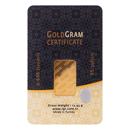 RimaGold 5 gr 24 Ayar 999.9 Milyem İAR Gram Altın