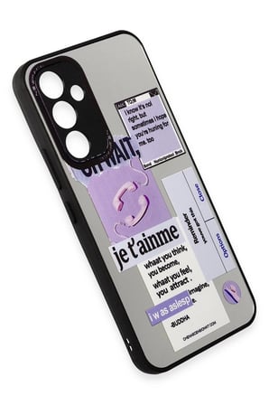 Samsung Galaxy A34 5G Kılıf Mirror Desenli Kapak - Mirror - 4-(5796)