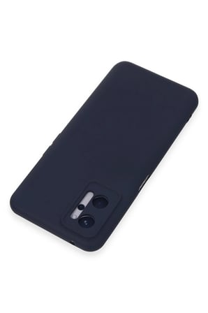 Realme 9i 4G Kılıf Nano içi Kadife Silikon - Lacivert-(5796)