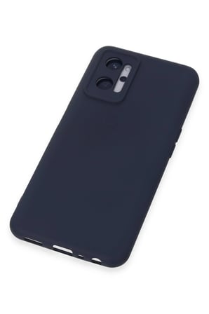 Realme 9i 4G Kılıf Nano içi Kadife Silikon - Lacivert-(5796)