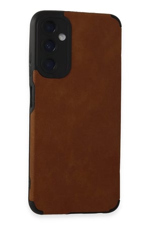 Samsung Galaxy A05S Kılıf Loop Deri Silikon - Kahverengi-(5796)