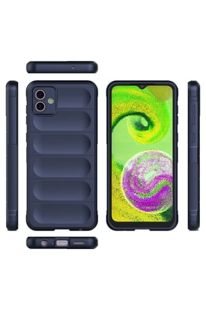 CP120 Samsung Galaxy A04E Kılıf Optimum Silikon - Lacivert