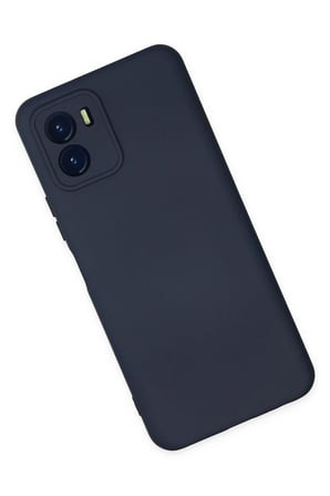 CPT83 Vivo Y15S Kılıf Nano içi Kadife Silikon - Lacivert