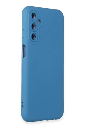 Samsung Galaxy M14 5G Kılıf Nano içi Kadife Silikon - Mavi-(5796)