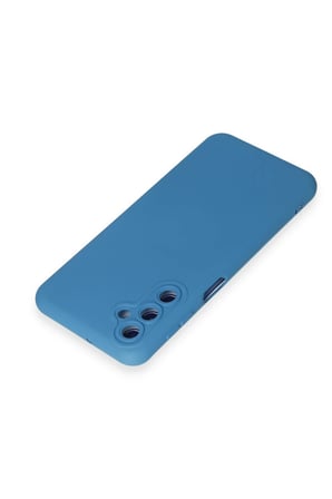 Samsung Galaxy M14 5G Kılıf Nano içi Kadife Silikon - Mavi-(5796)