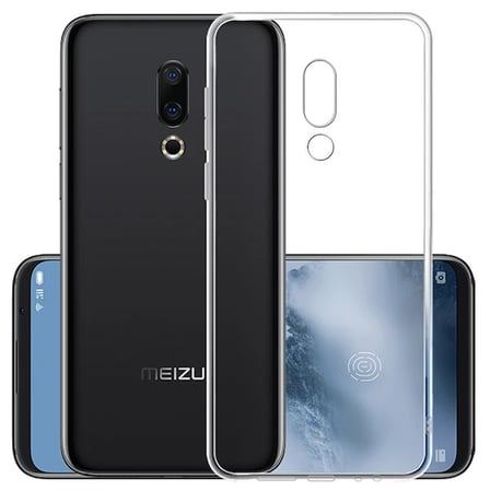 Meizu 16 Plus Kamera Korumalı Ultra Koruma Silikon Kılıf-(5775)