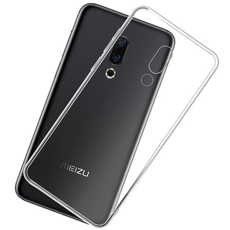 Meizu 16 Plus Kamera Korumalı Ultra Koruma Silikon Kılıf-(5775)
