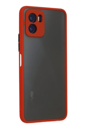 CPT83 Vivo Y15S Kılıf Montreal Silikon Kapak - Kırmızı