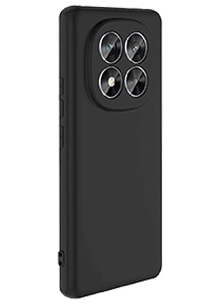 Xiaomi Uyumlu Redmi Note 14 Pro 5G Kılıf Nano içi Kadife Silikon - Siyah-(5796)