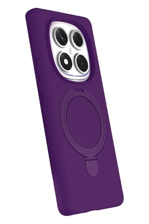 CPT83 Xiaomi Redmi Note 14 Pro 4G Regal Magsafe Standlı Kapak - Derin Mor