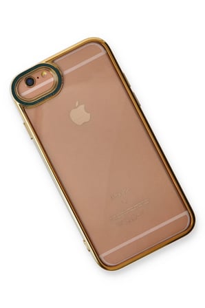 iPhone 6 Kılıf Liva Lens Silikon - Yeşil-(5796)