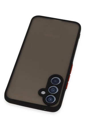 Samsung Galaxy A54 5G Kılıf Montreal Silikon Kapak - Siyah-(5796)