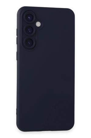 Samsung Uyumlu Galaxy S23 FE Kılıf Nano içi Kadife Silikon - Lacivert-(5796)