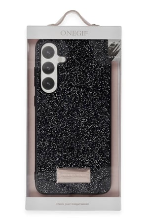 Samsung Galaxy A14 4G Bright Simli Kapak - Derin Mor-(5796)