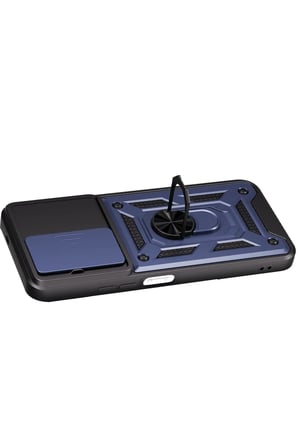 Xiaomi Redmi 15C 4G Pars Lens Yüzüklü Silikon - Lacivert-(5796)