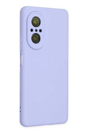 Huawei Nova 9 SE Kılıf Nano içi Kadife Silikon - Lila
