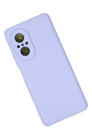 Huawei Nova 9 SE Kılıf Nano içi Kadife Silikon - Lila