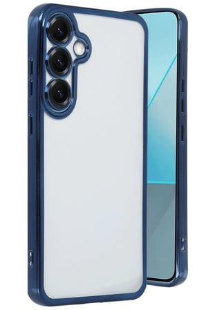 CPT83 Samsung Galaxy S25 Plus Kılıf Lensli Silikon - Lacivert