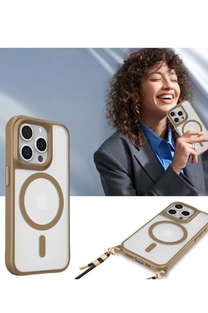 iPhone 16 Pro Kılıf Enka Magsafe Silikon Kılıf - Lacivert-(5796)