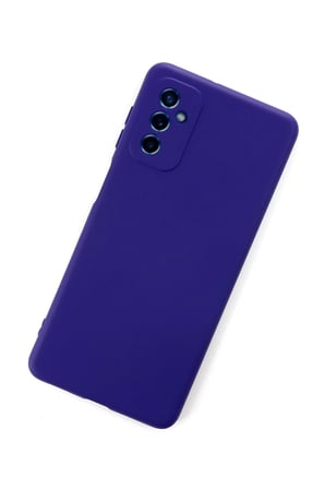 CPT83 Samsung Galaxy M52 5G Kılıf Nano içi Kadife Silikon - Mor