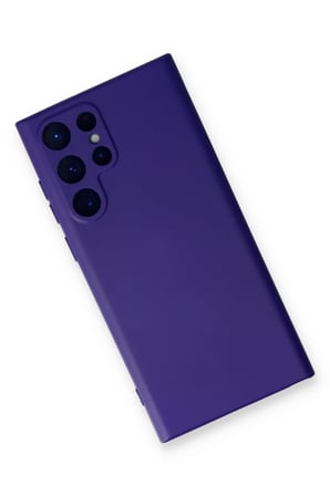 CP120 Samsung Galaxy S24 Ultra Kılıf Nano içi Kadife Silikon - Mor