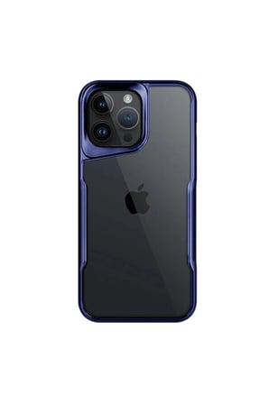 iPhone 16 Pro Max Kılıf Boyi Silikon Kapak - Lacivert-(5796)