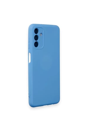 CPT83 Samsung Galaxy A14 4G Kılıf Nano içi Kadife Silikon - Mavi
