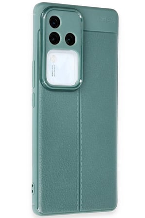 Vivo V30 5G Kılıf Auto Focus Kapak - Koyu Yeşil-(5796)