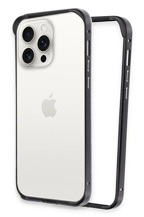 CPT83 iPhone 15 Pro Land Bumper Koruma Kapak - Siyah