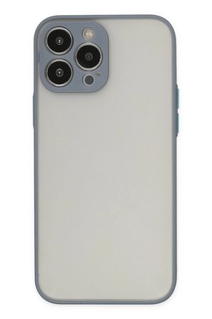 CPT83 iPhone 13 Pro Max Kılıf Montreal Silikon Kapak - Gri
