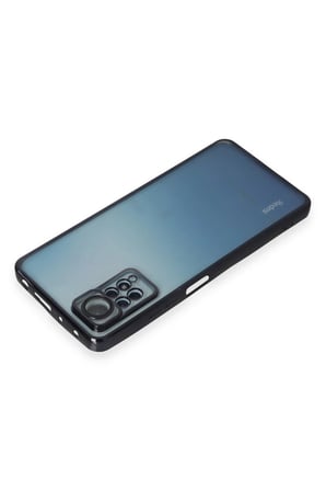 Xiaomi Redmi Note 11 Pro Kılıf Lensli Silikon - Siyah-(5796)
