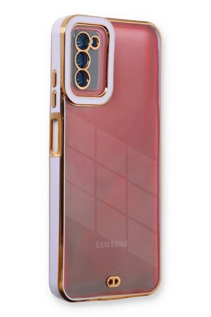 CPT83 Samsung Galaxy A03S Kılıf Liva Lens Silikon - Lila
