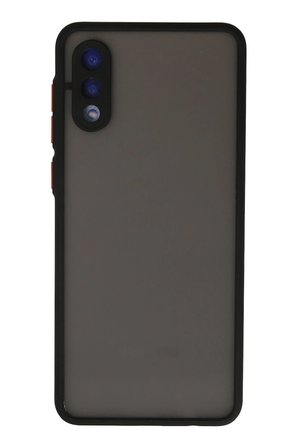 Samsung Uyumlu Galaxy A02 Kılıf Montreal Silikon Kapak - Siyah-(5796)