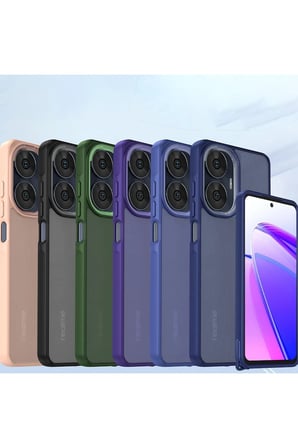 CPT83 Realme C55 Kılıf Elegant Kapak - Lacivert