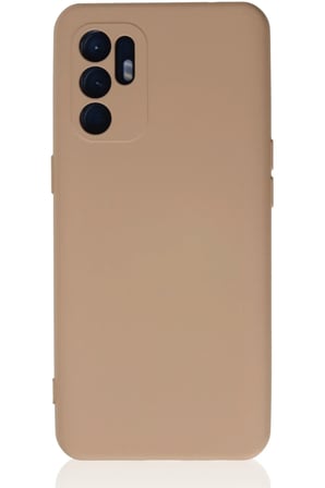 CPT83 Oppo Reno 6 Kılıf Nano içi Kadife Silikon - Pudra