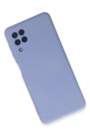 CPT83 Samsung Galaxy A22 Kılıf Nano içi Kadife Silikon - Lila