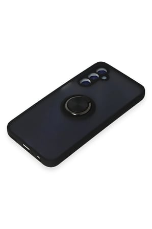 CPT83 Samsung Galaxy M34 5G Kılıf Montreal Yüzüklü Silikon Kapak - Siyah