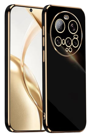 Xiaomi Uyumlu Mi 15 Ultra Kılıf Volet Silikon - Siyah-(5796)