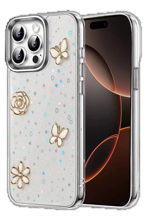 Apple iPhone 14 Pro Max Fiyonk Desenli Kapak - Desen 2